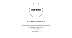 Desktop Screenshot of kreatifhane.com